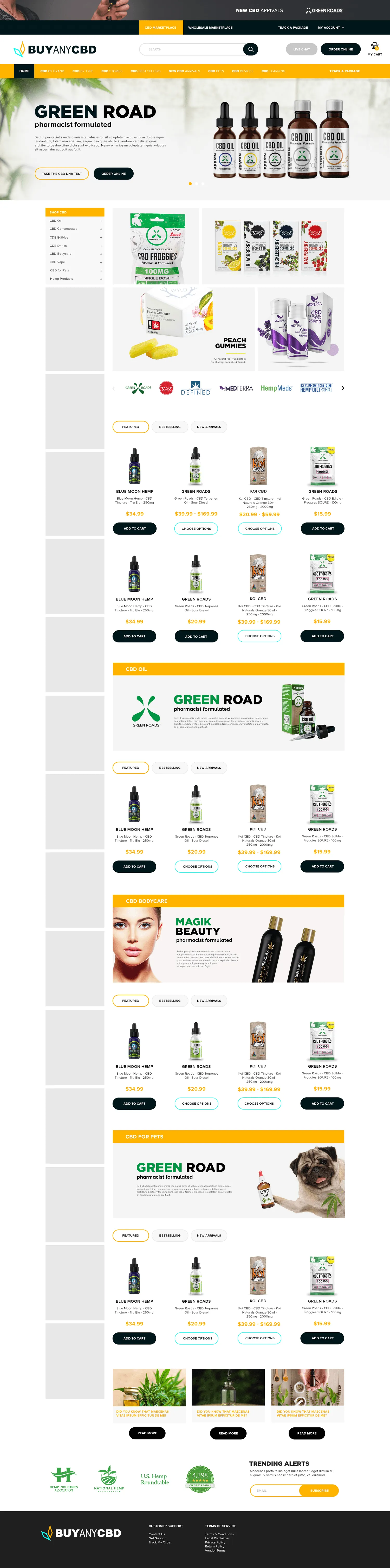 BuyAnyCBD — CBD · E-commerce