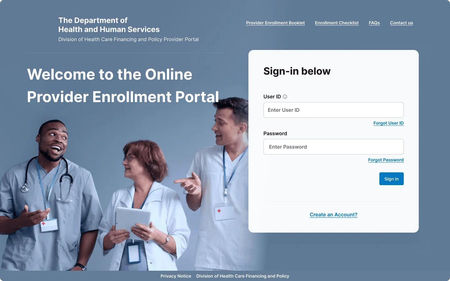 Medicaid Solutions — Secure provider login