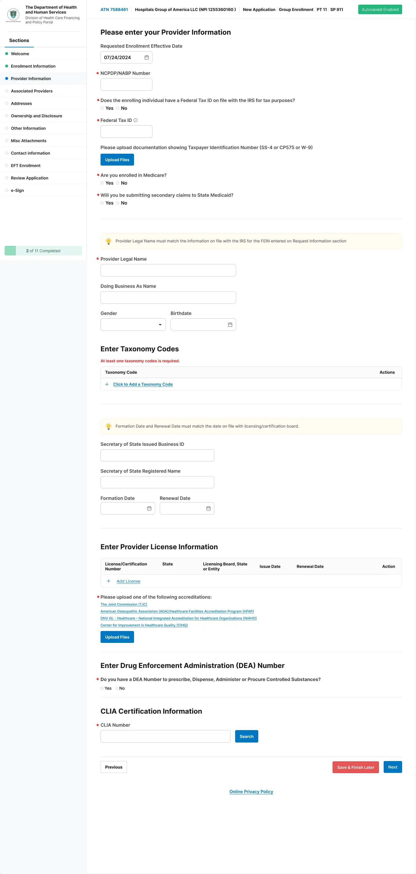 Medicaid Solutions — Document upload